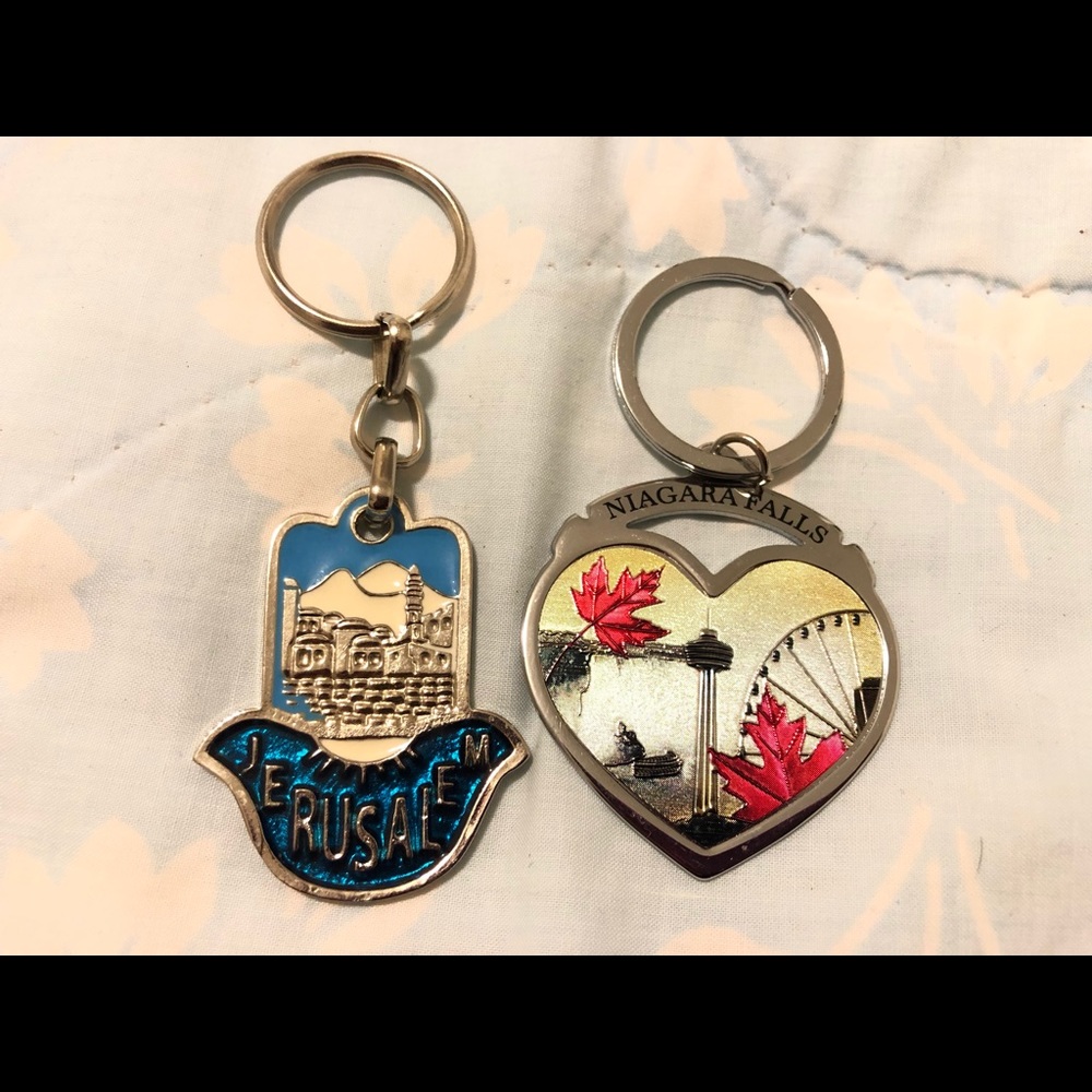 Jerusalem, Niagara Falls Souvenir Keychains